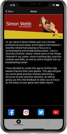 Simon Webb's Pool Workout App Screenshots